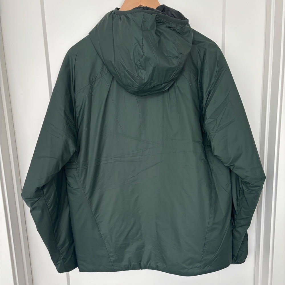 Eddie Bauer First Ascent Men's EverTherm Hooded Down Jacket - Avocado - Size S - Picture 4 of 7
